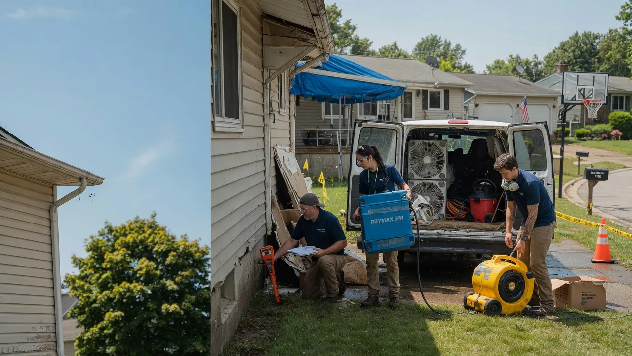 Ceiling Leak Cleanup in Elnora, IN near me